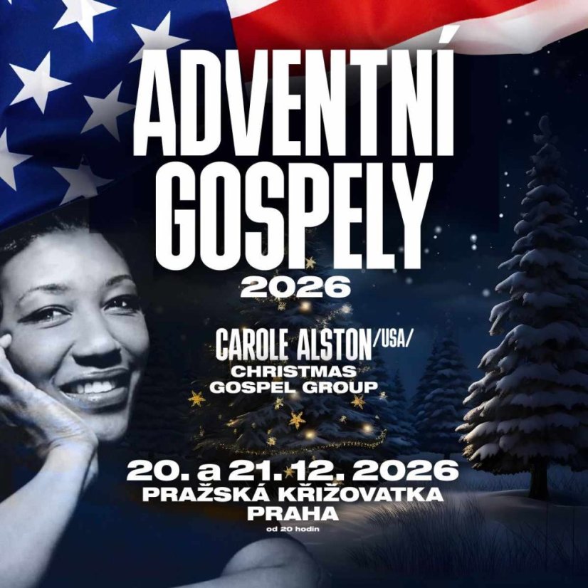 Carole Alston & Christmas Gospel Praha 20.12.2026 - Vyberte si vstupenku: Balkon řada 2, Upřesnit výběr: místo 10